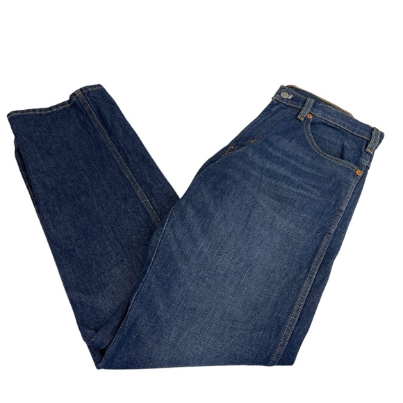 Levis Straight Leg Jeans Mens 30x32 Blue EUC - Picture 3 of 15